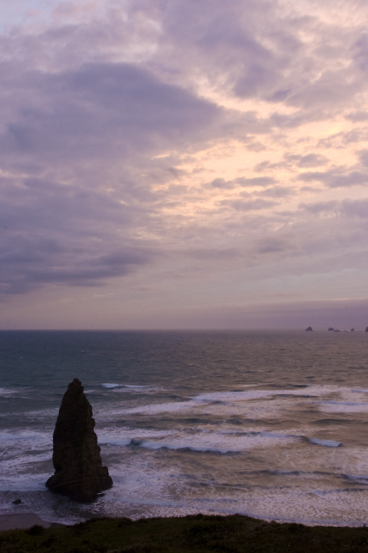 Needle Rock At Sunset